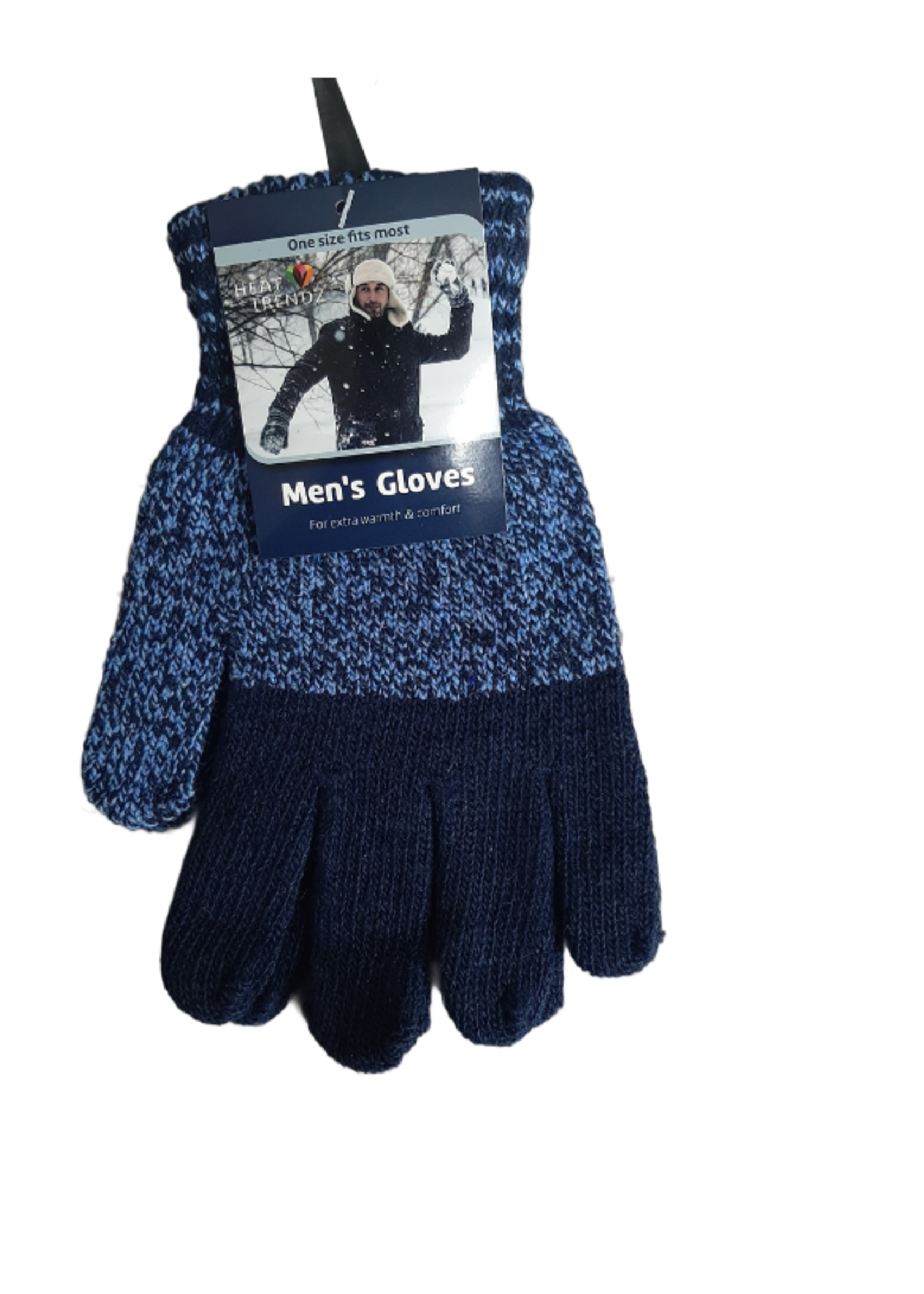 MEN KNITTED GLOVES ASST DESIGN #41507 PACK OF 12