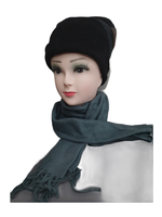 SCARVES ASTD CHECKERED, ASST COLORS AND BLACK #42771 PACK OF 12