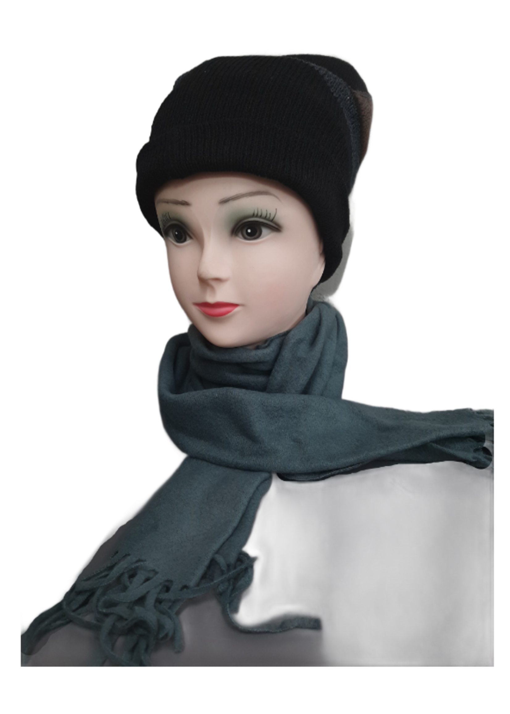 SCARVES ASTD CHECKERED, ASST COLORS AND BLACK #42771 PACK OF 12