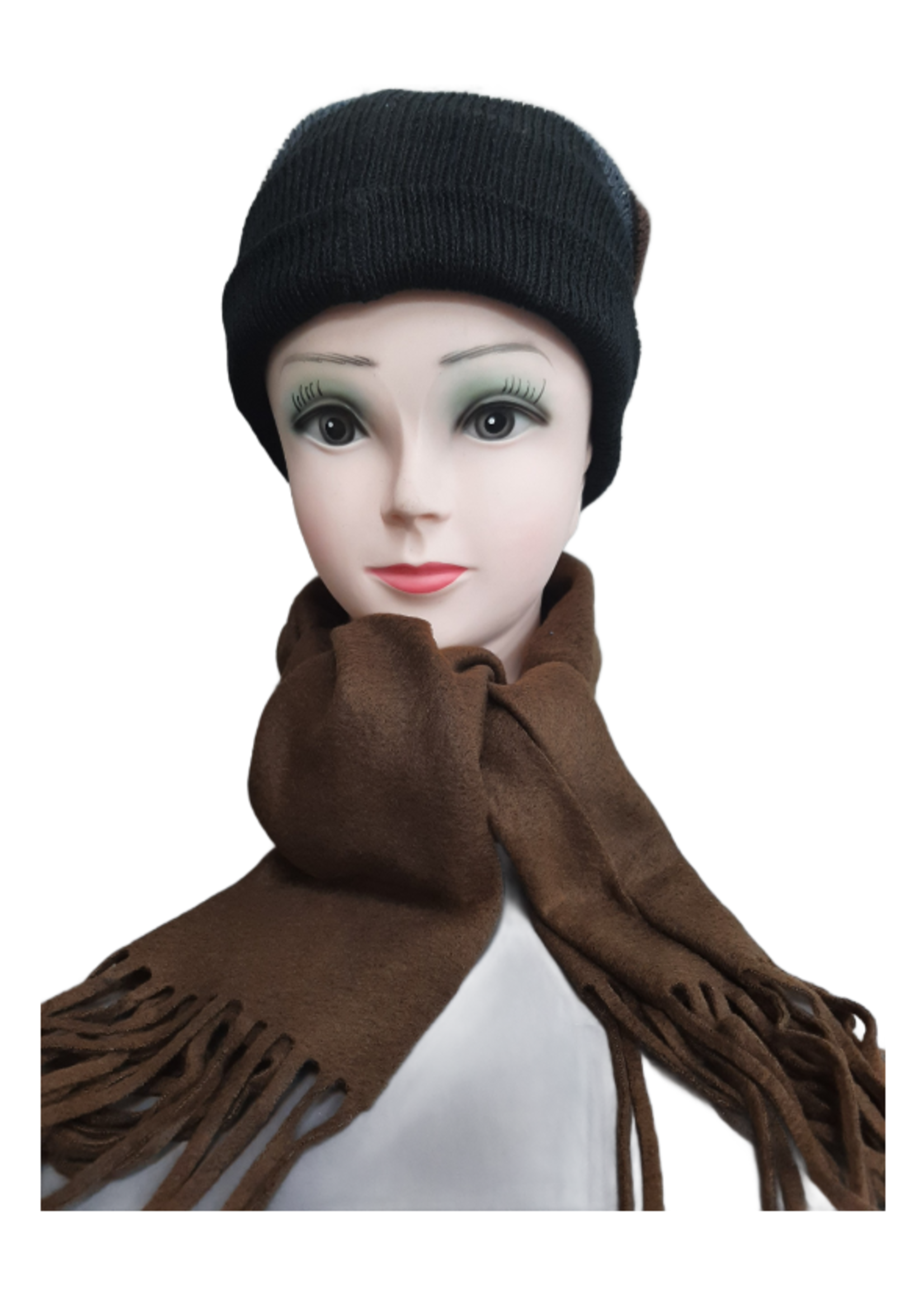 SCARVES ASTD CHECKERED, ASST COLORS AND BLACK #42771 PACK OF 12