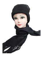 SCARVES ASTD CHECKERED, ASST COLORS AND BLACK #42772 PACK OF 12