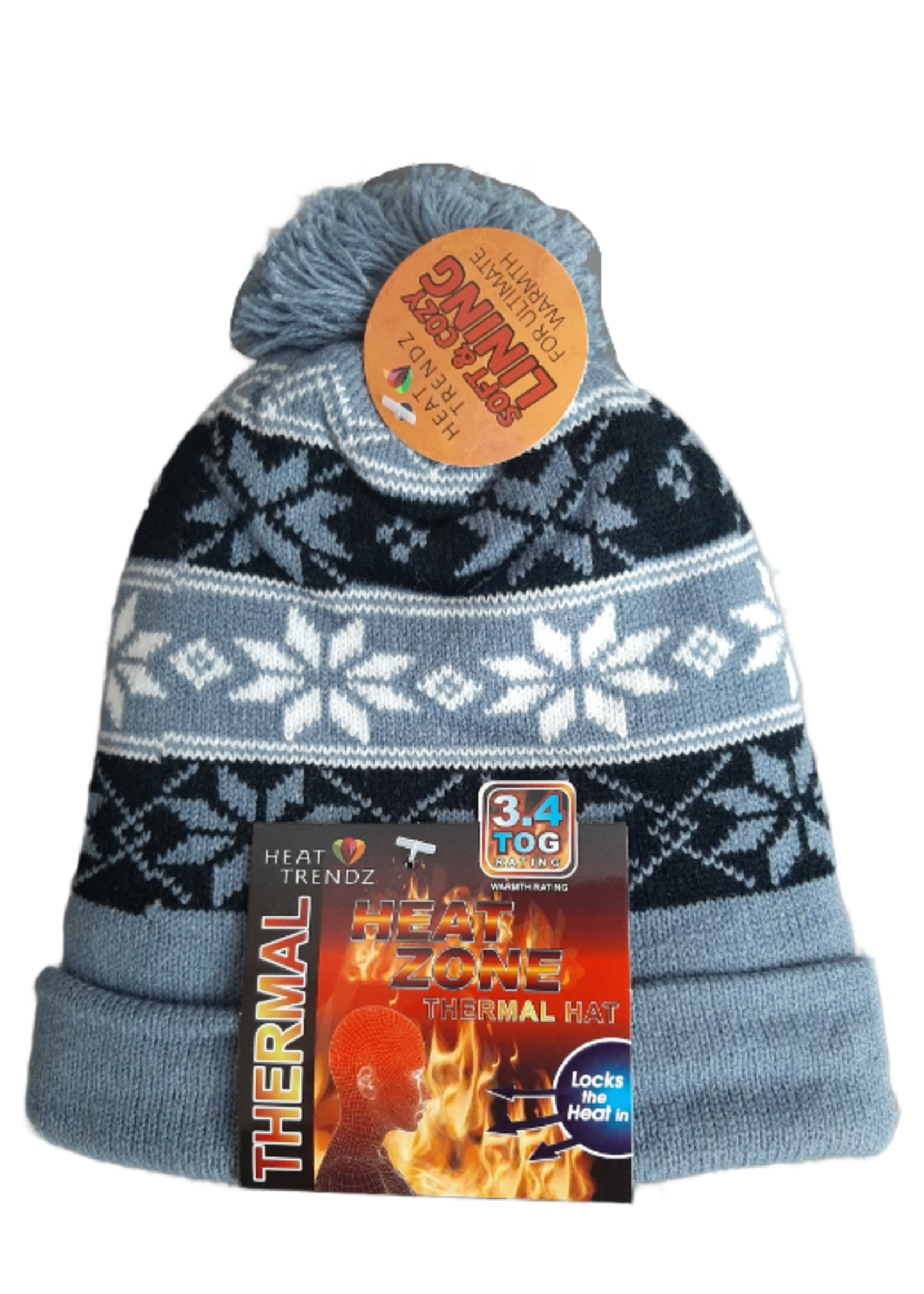 KIDS / BOYS HEATED HATS ASST #44537 PACK OF 12