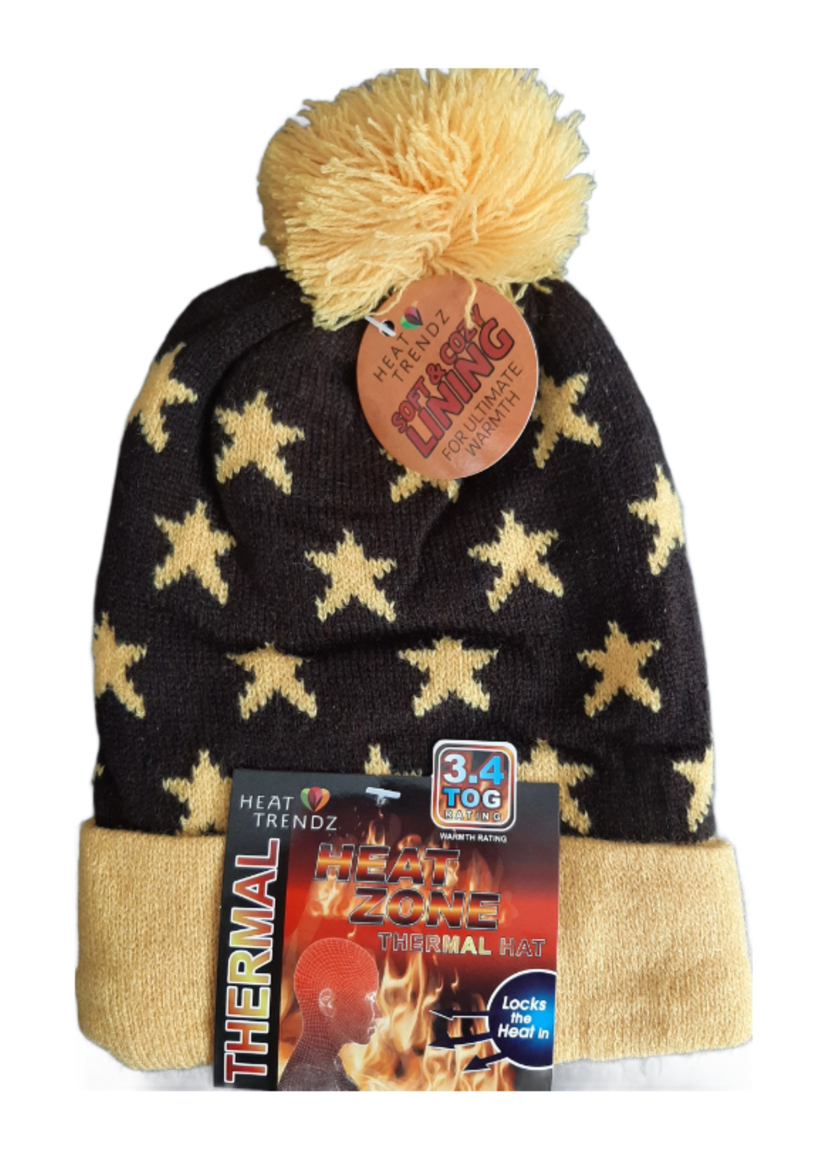 KIDS / BOYS HEATED HATS ASST #44527 PACK OF 12