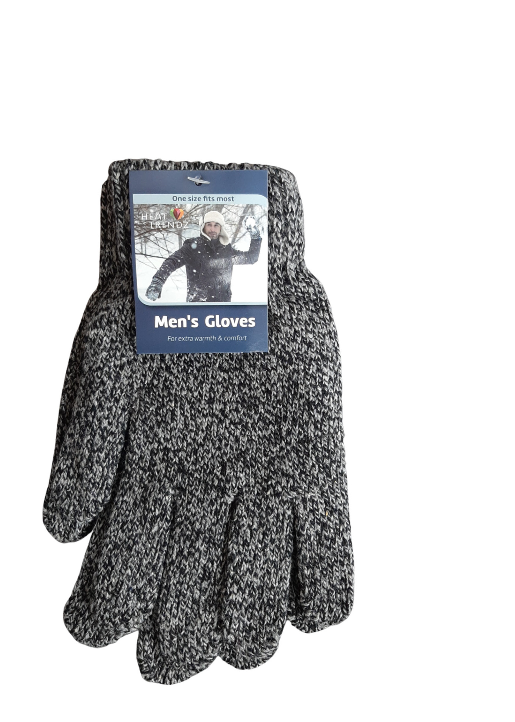 MEN KNITTED SOLID GLOVES 41631