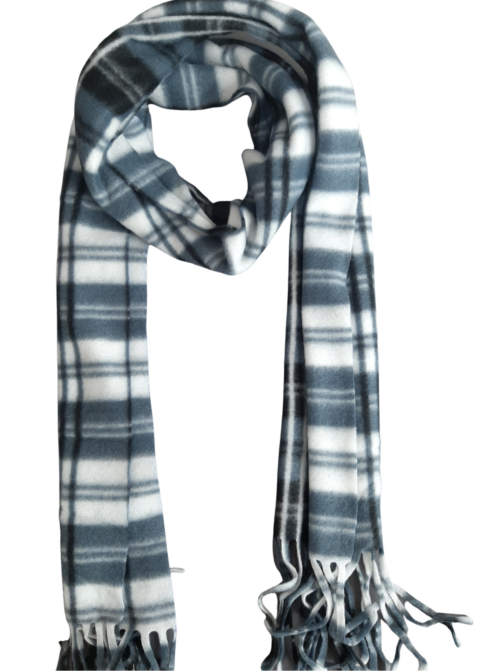 CHECKERED SCARVES ASST 42770