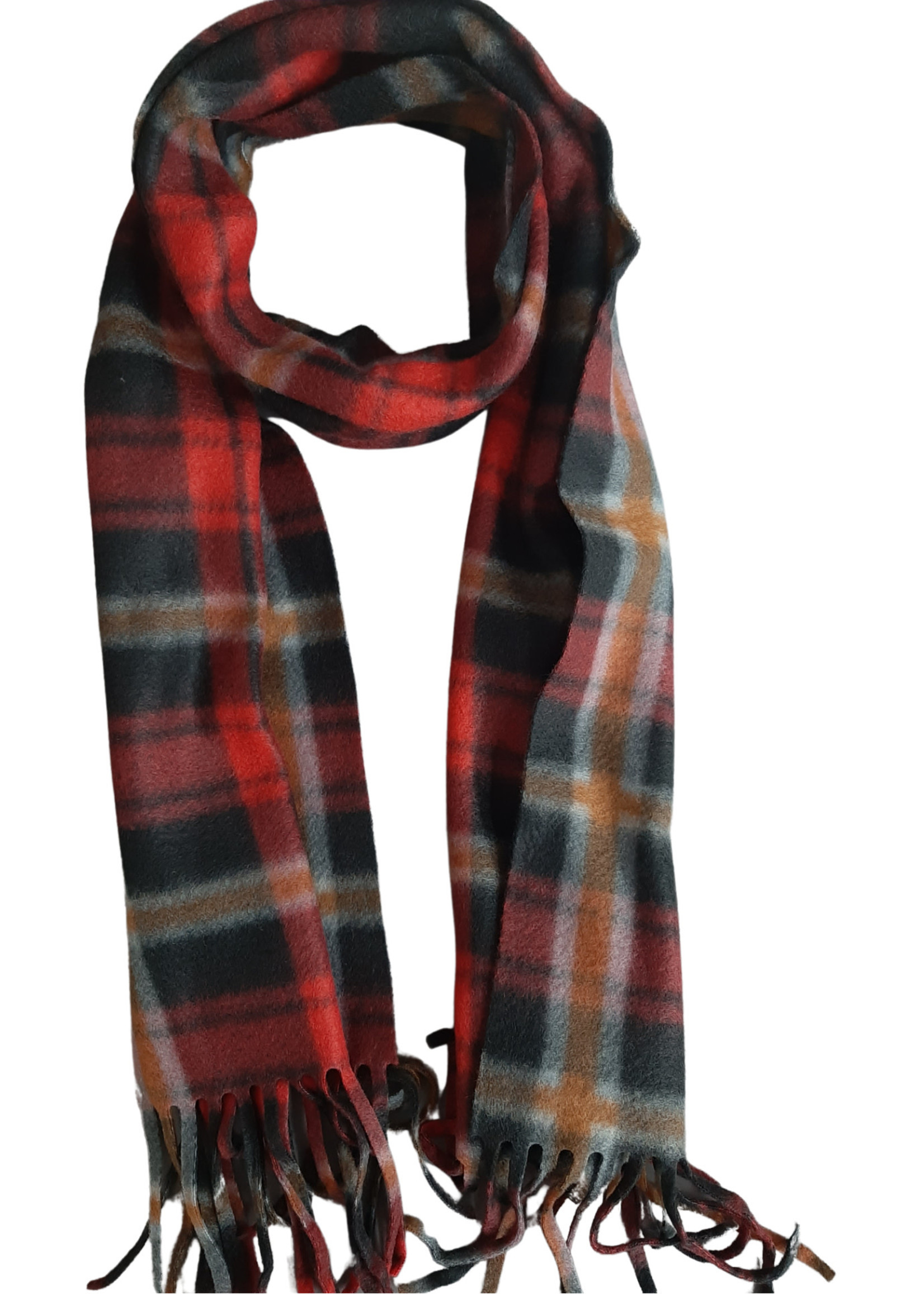 CHECKERED SCARVES ASST 42770