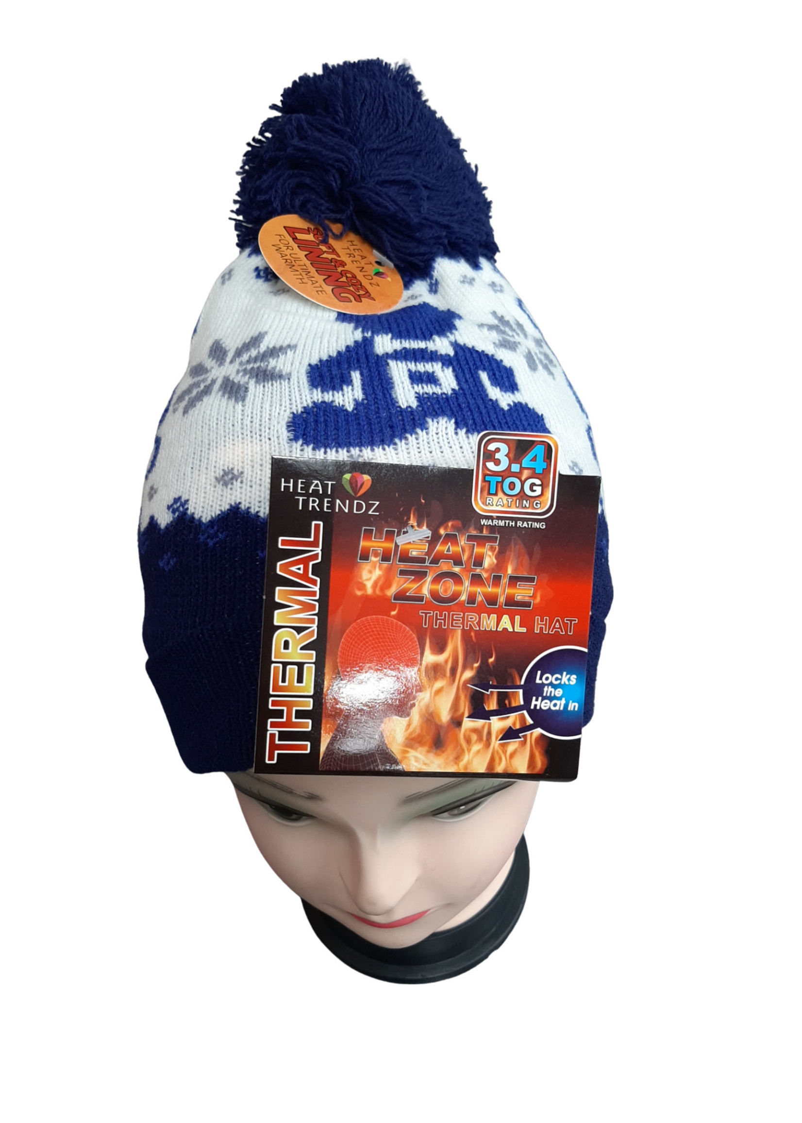 KIDS HEATED HATS 44541 PACK OF 12