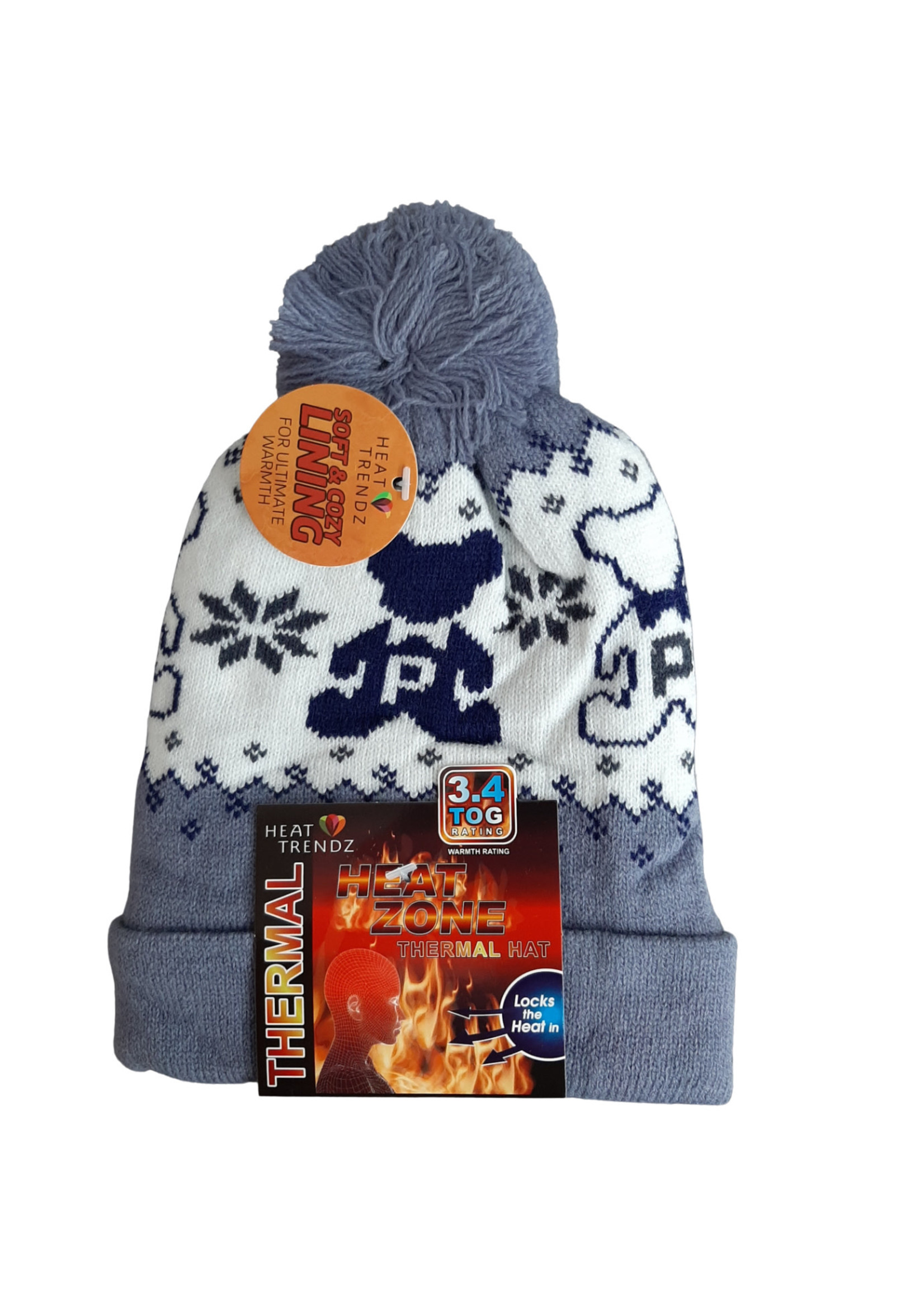 KIDS HEATED HATS 44541 PACK OF 12