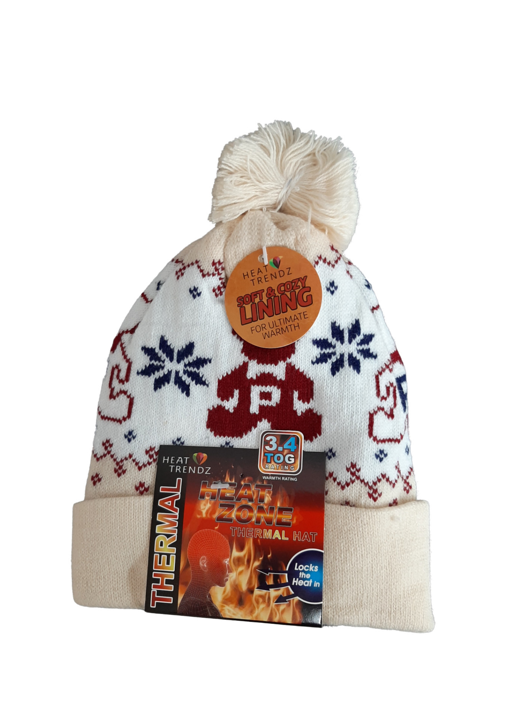 KIDS HEATED HATS 44541 PACK OF 12