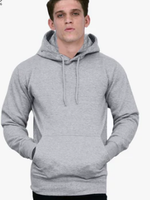 Unisex Fleece Perfect Pullover Heather Grey Hoodie 8.25 Oz  XL