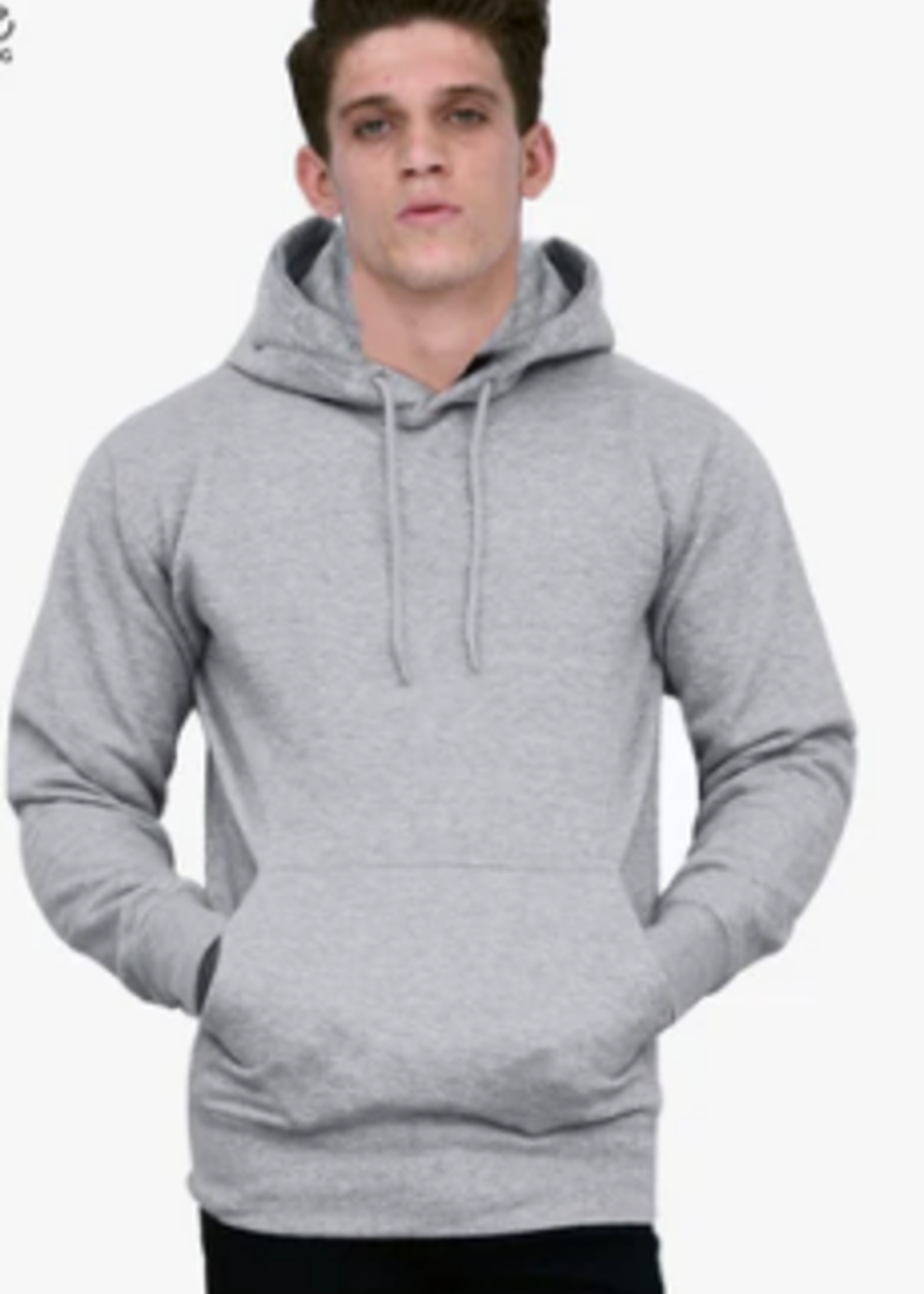 Unisex Fleece Perfect Pullover Heather Grey Hoodie 8.25 Oz  XL