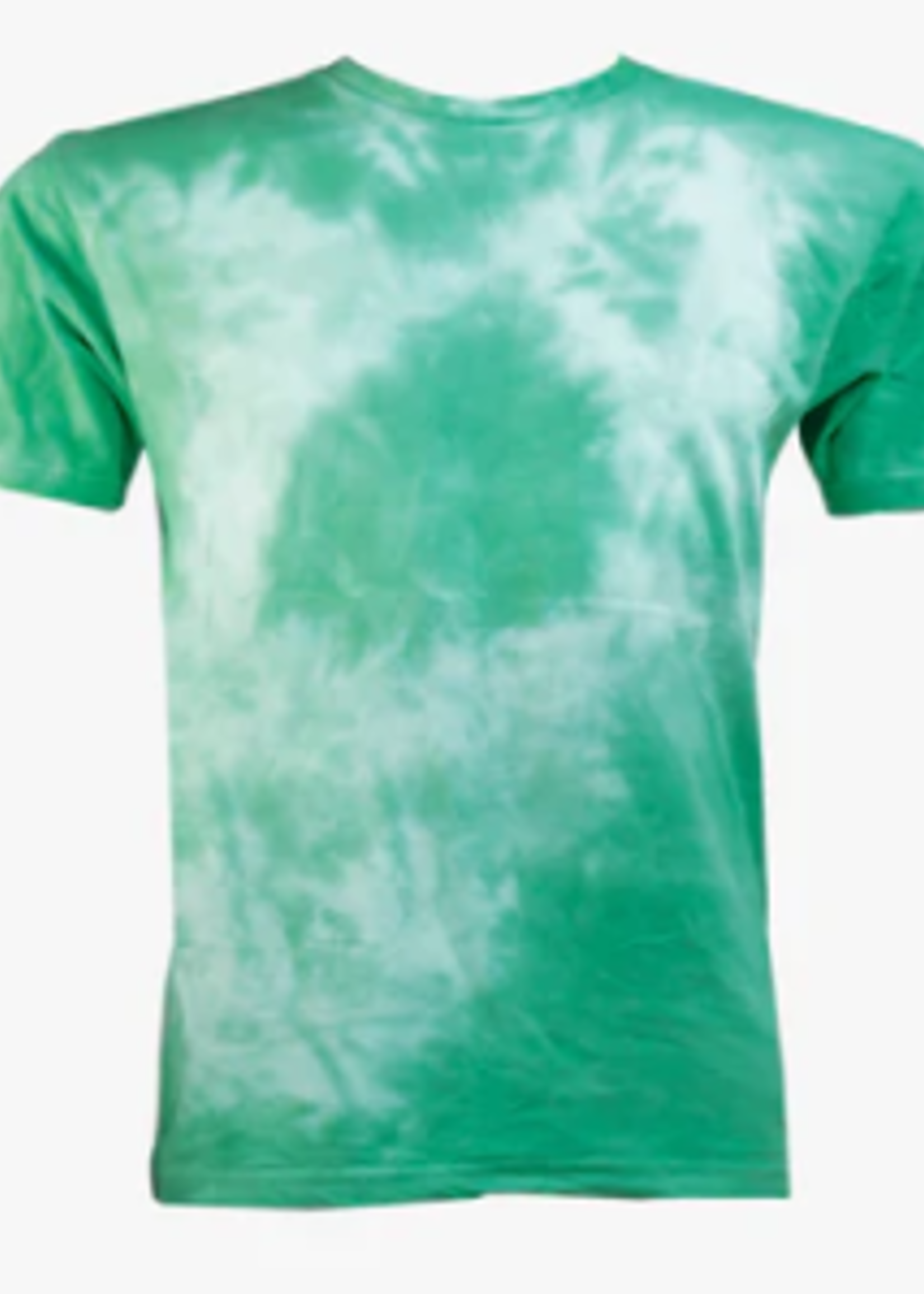 TIE DYE T-SHIRT(TDT) GREEN  2XL