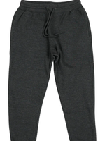 Unisex Dark Grey Heather Fleece Perfect Jogger Pants 8.25 Oz  2690 XL