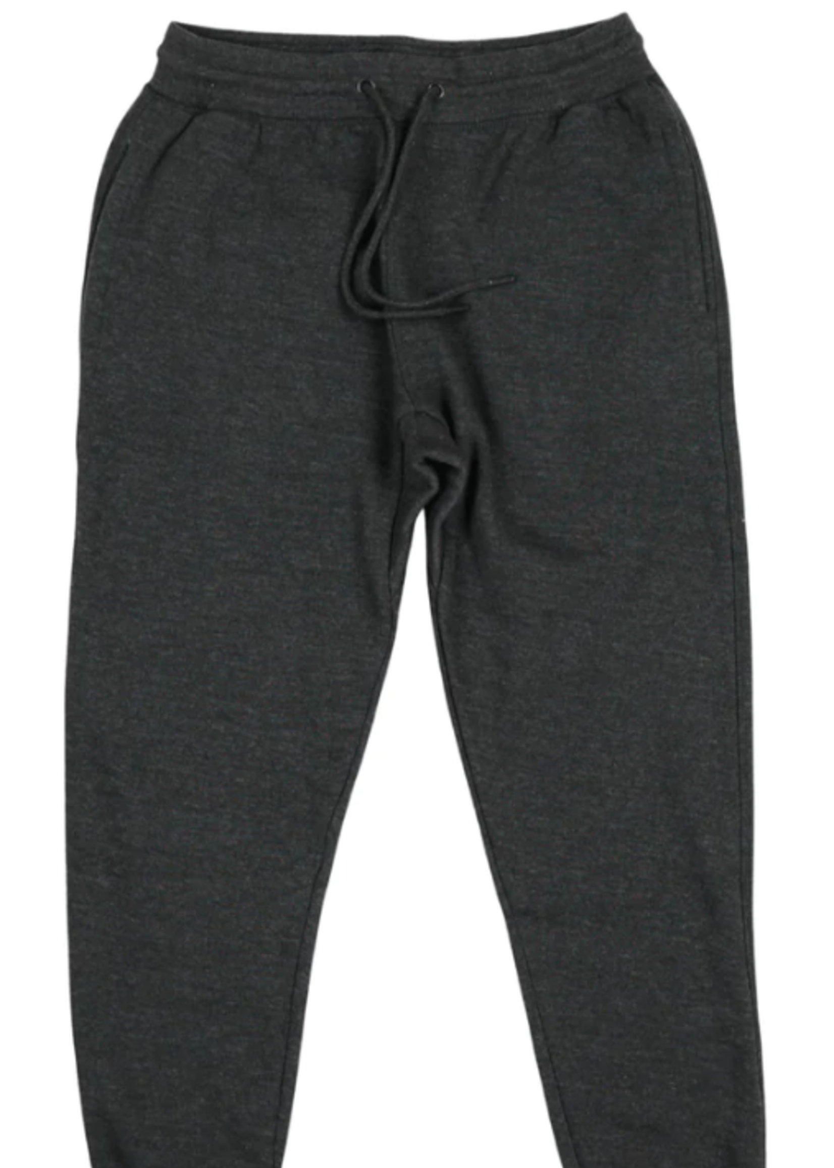 Unisex Dark Grey Heather Fleece Perfect Jogger Pants 8.25 Oz  2690 L