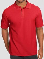 ADULT POLO 50-50  RED 1310 S