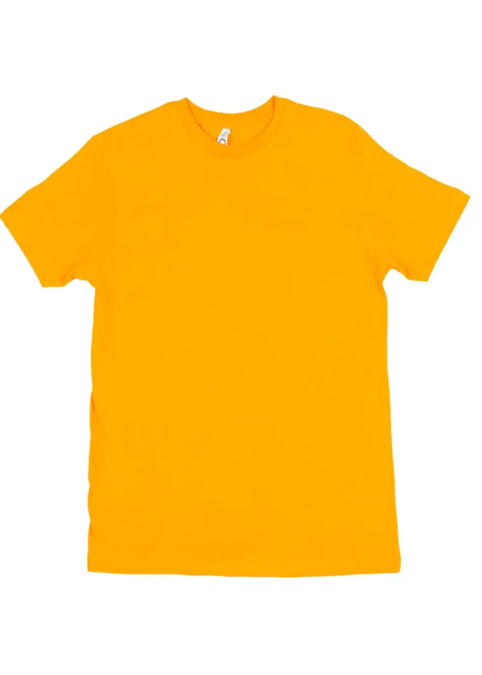 Unisex Youth Jersey Short Sleeve Tee Gold XL
