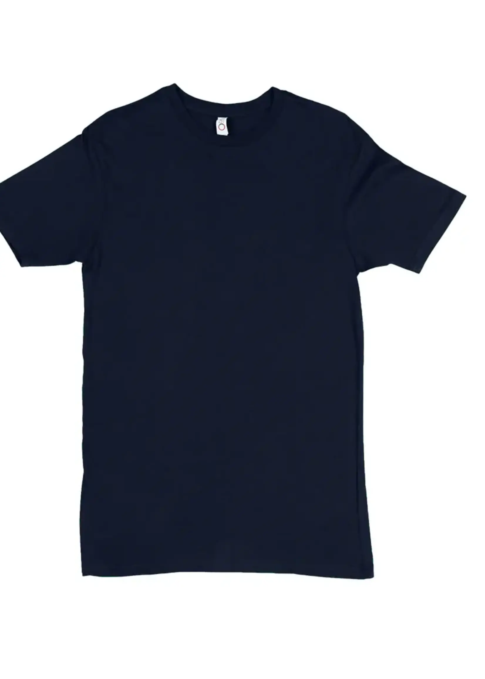 Unisex Youth Jersey Short Sleeve Tee Navy Blue L