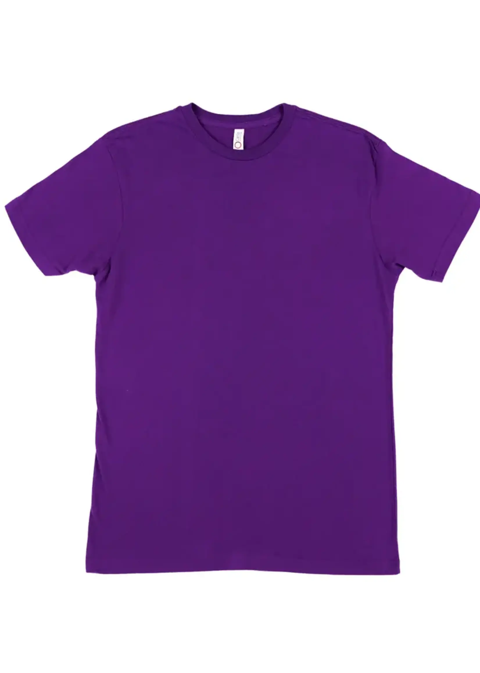 Unisex Youth Jersey Short Sleeve Tee Purple XL