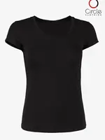 Women's Softlume Jersey Short sleeve Tee Black M