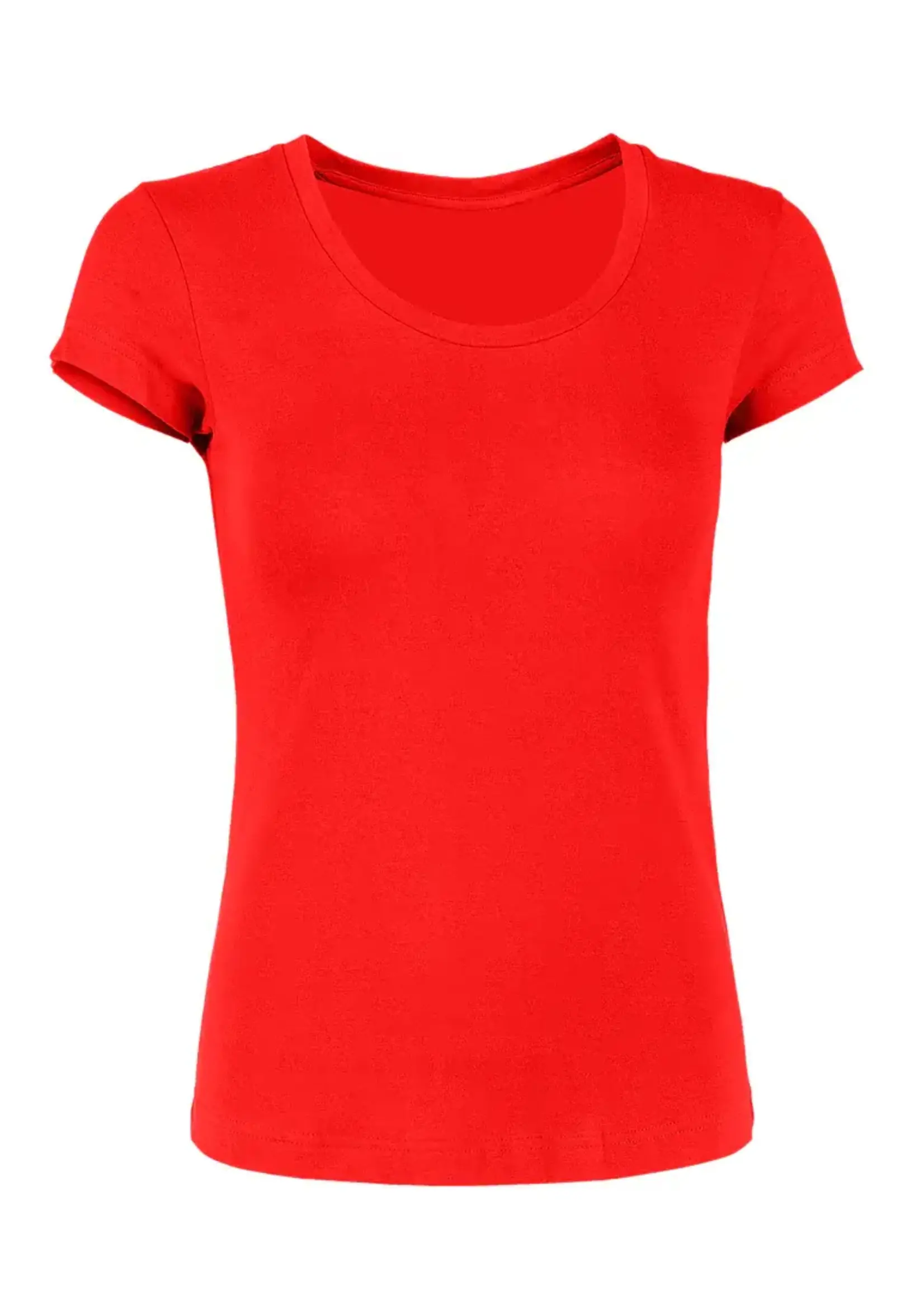 Women's Softlume Jersey Short sleeve Tee Red XL