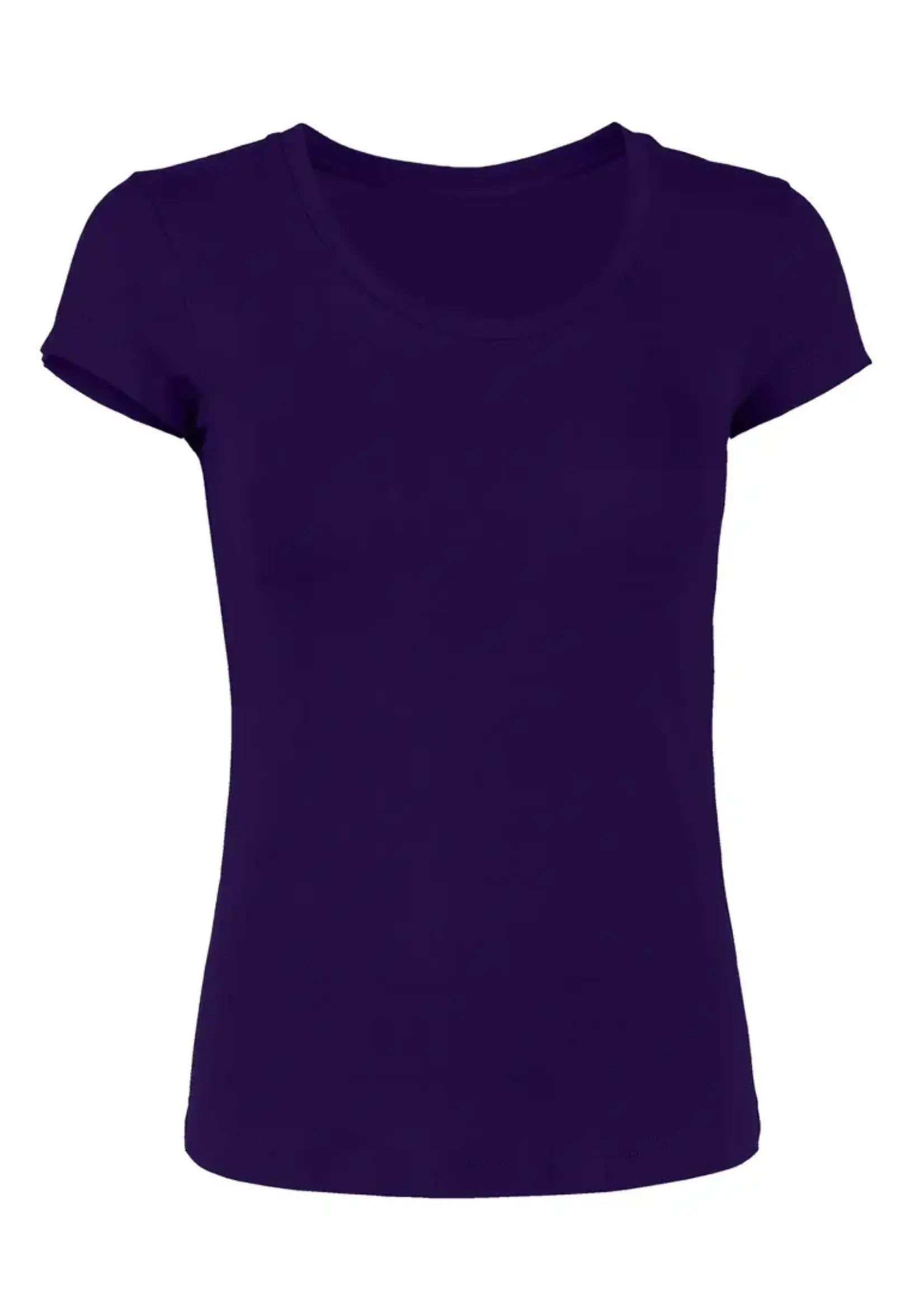 Women's Softlume Jersey Short sleeve Tee Purple XL