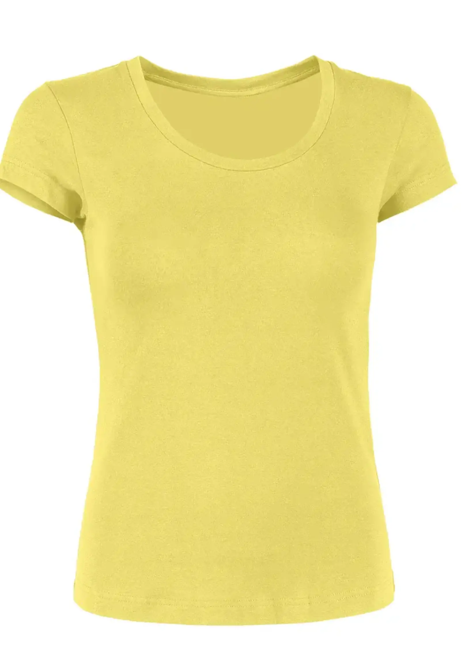 Women's Softlume Jersey Short sleeve Tee Yellow XL