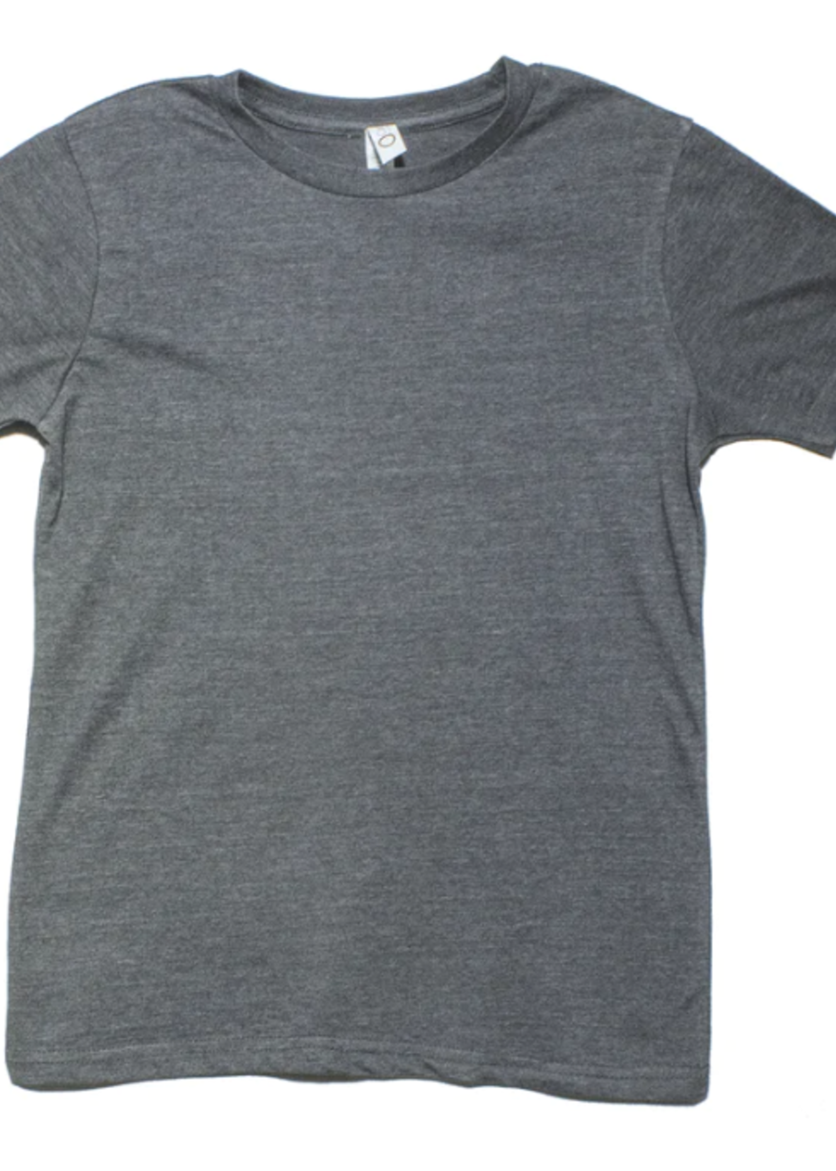 Unisex Youth Jersey Short Sleeve Tee Dark Heather Grey XL