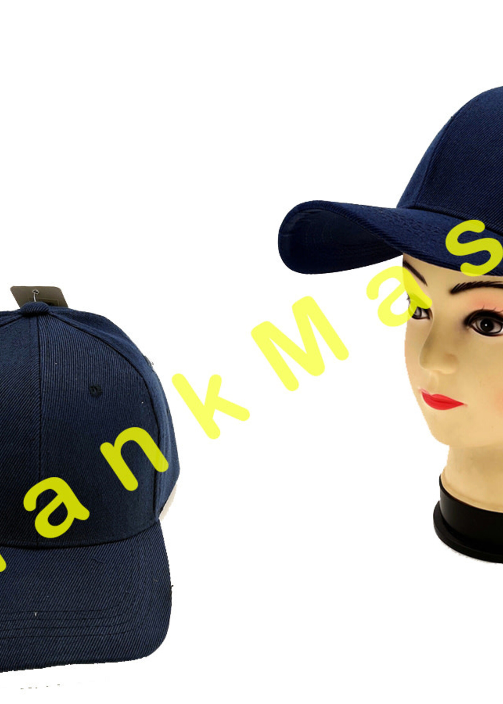 CAPS BLANK HBQ-NAVY BLUE