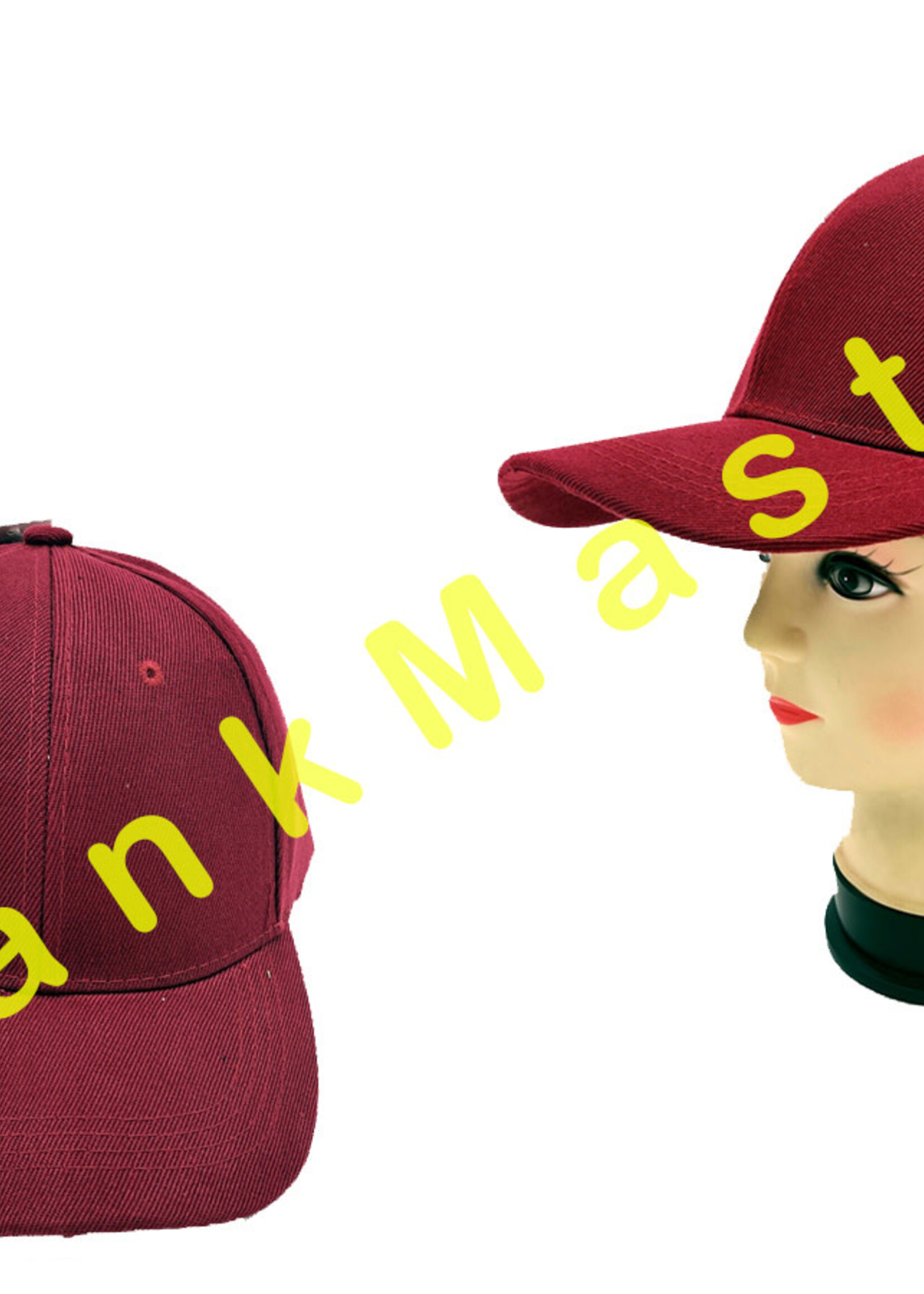 CAPS BLANK HBQ-MAROON