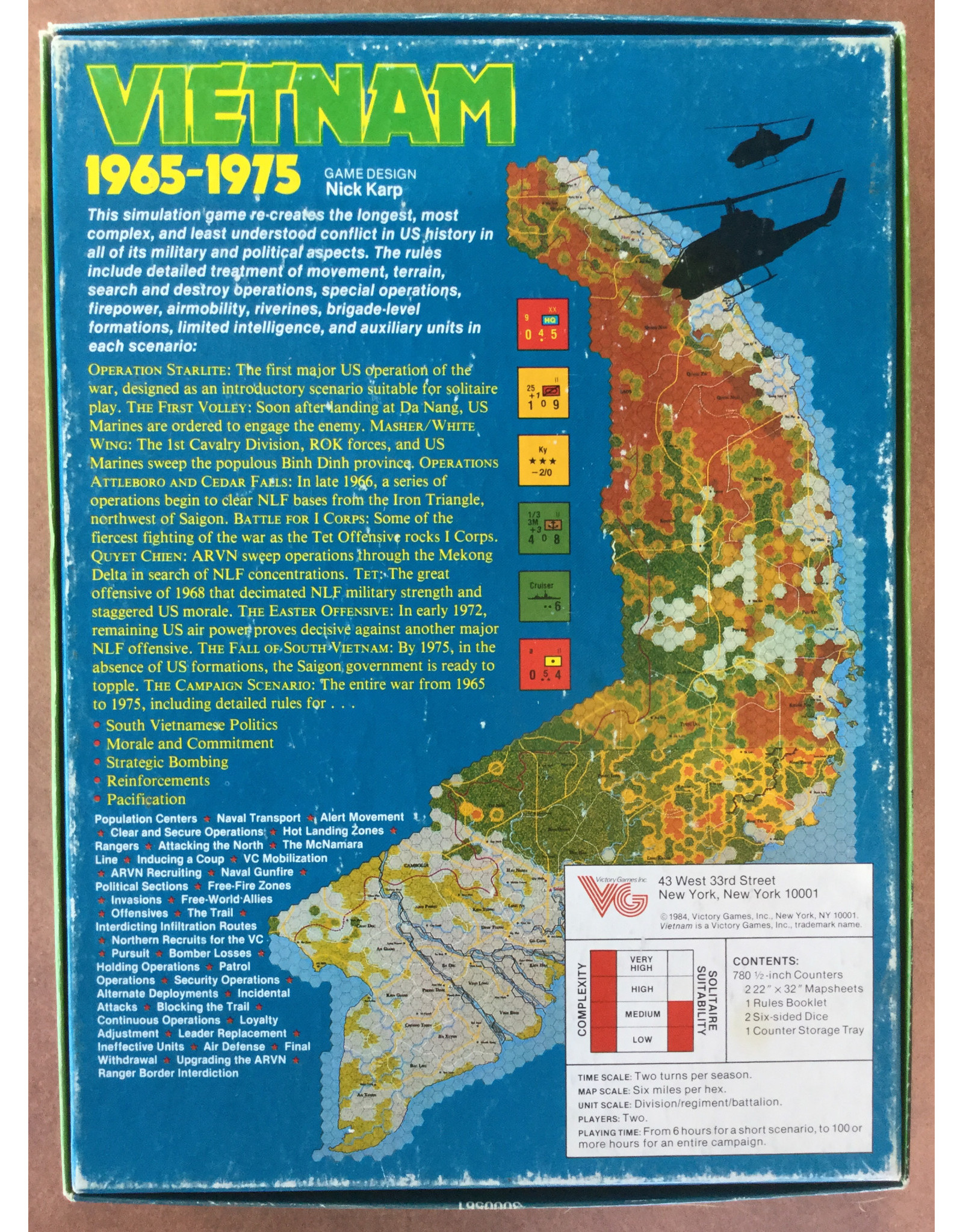 Victory Games Vietnam 1965-1975 (1984) (used)