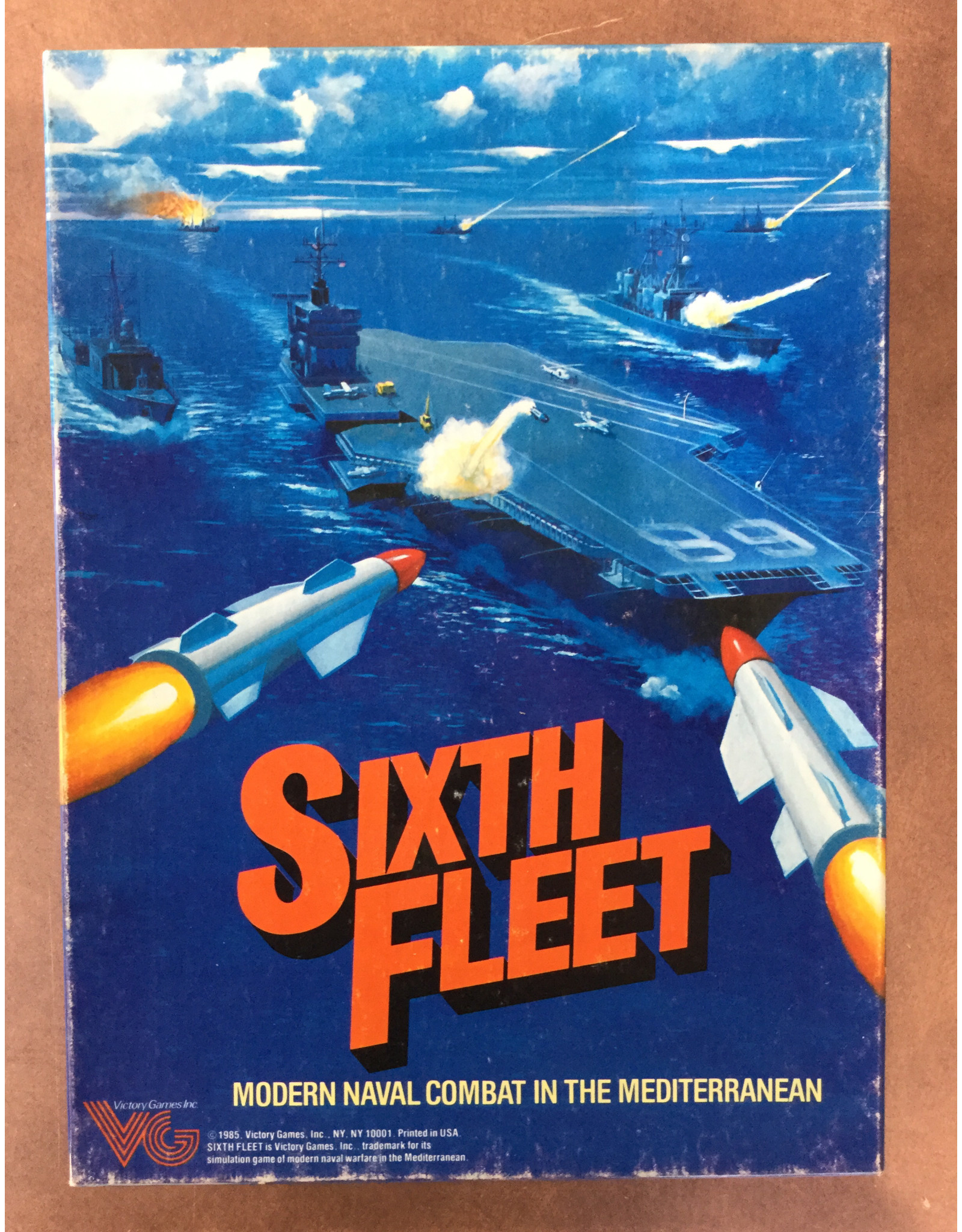 Victory Games Sixth Fleet: Modern Naval Combat in the Mediterranean (1985) (used)