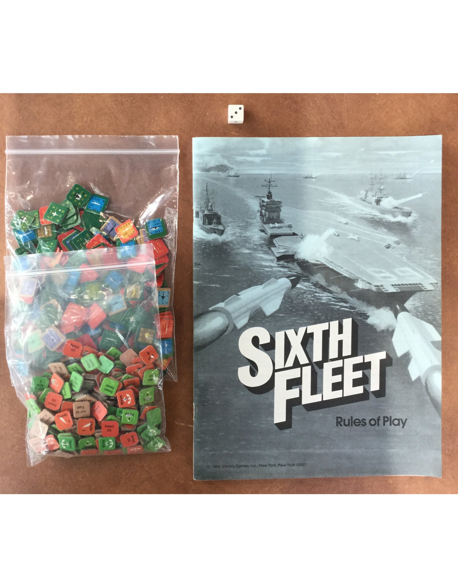 Victory Games Sixth Fleet: Modern Naval Combat in the Mediterranean (1985) (used)