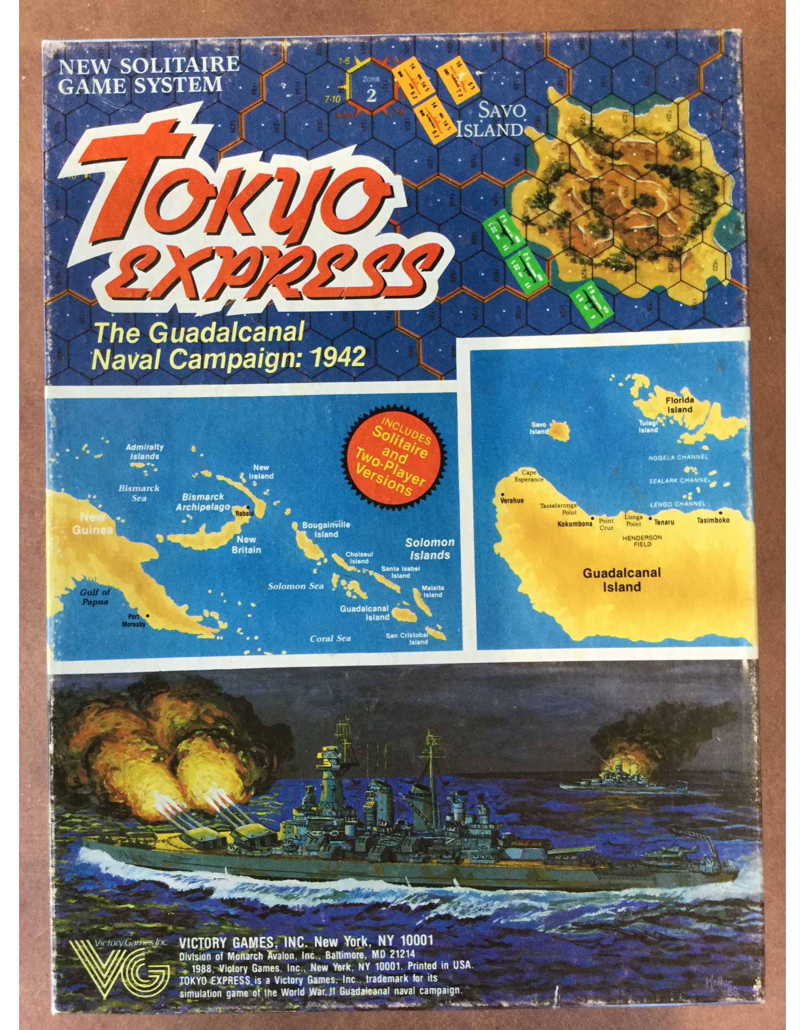 Victory Games Tokyo Express: The Guadalcanal Naval Campaign – 1942 (1988) (used)