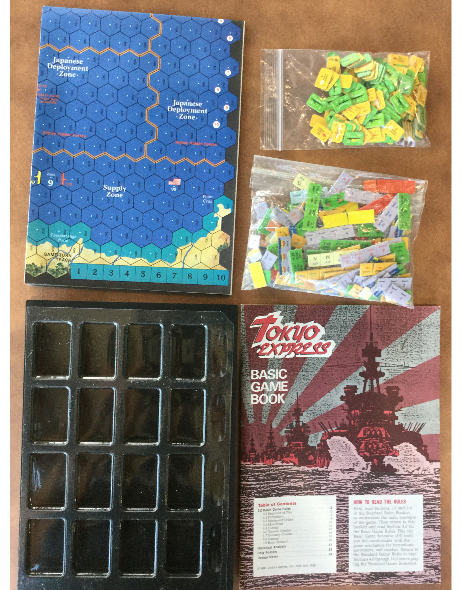 Victory Games Tokyo Express: The Guadalcanal Naval Campaign – 1942 (1988) (used)
