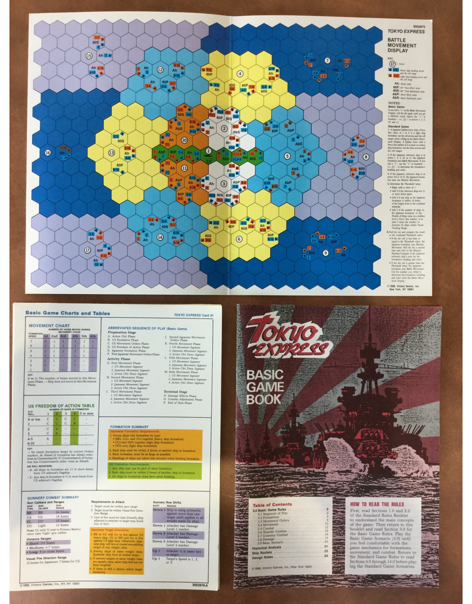 Victory Games Tokyo Express: The Guadalcanal Naval Campaign – 1942 (1988) (used)