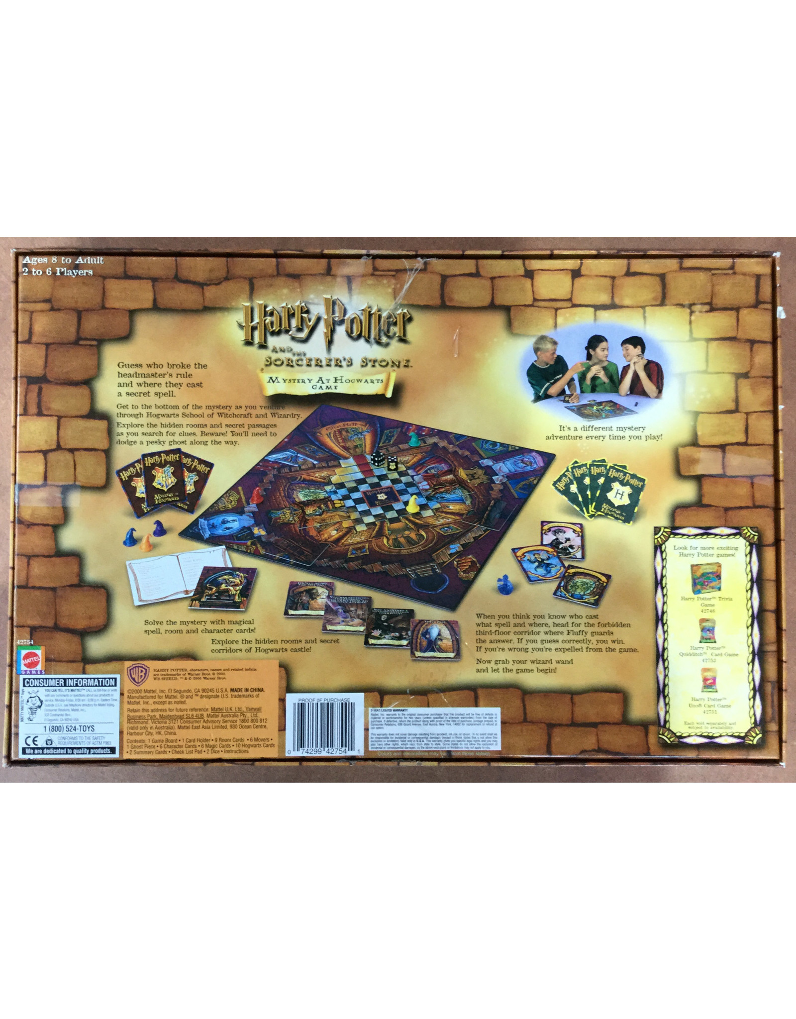 Mattel Happy Potter and the Sorcerer's Stone Mystery at Hogwarts