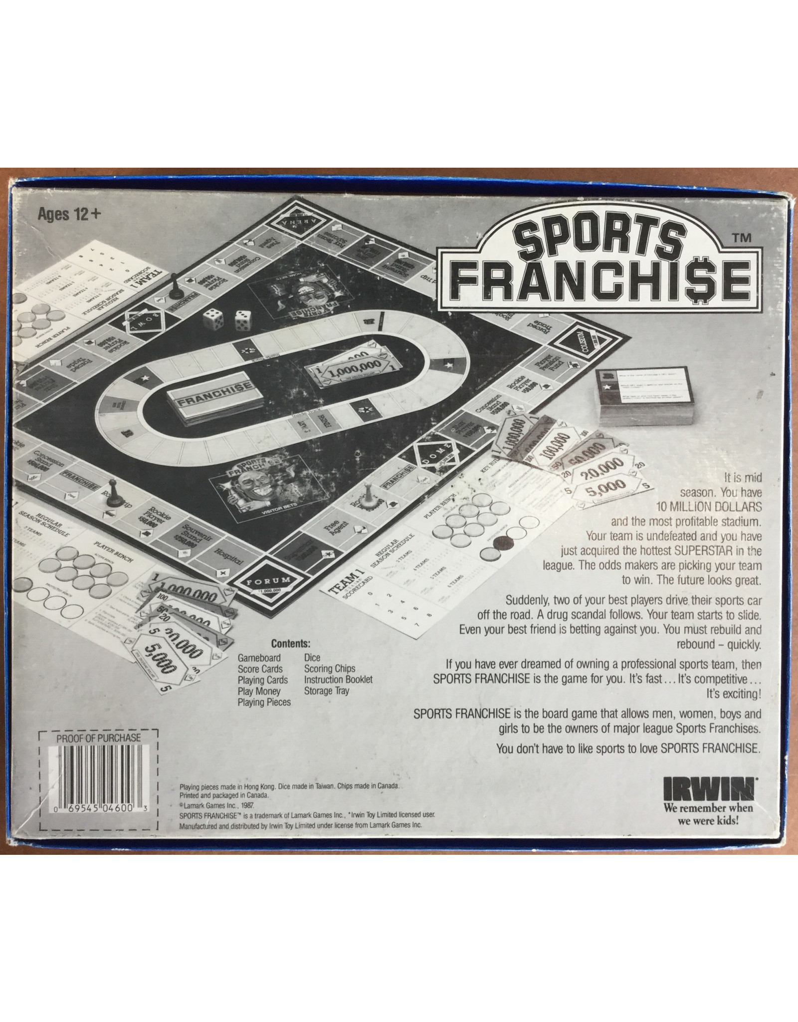 Irwin Sports Franchise (1988) (used)