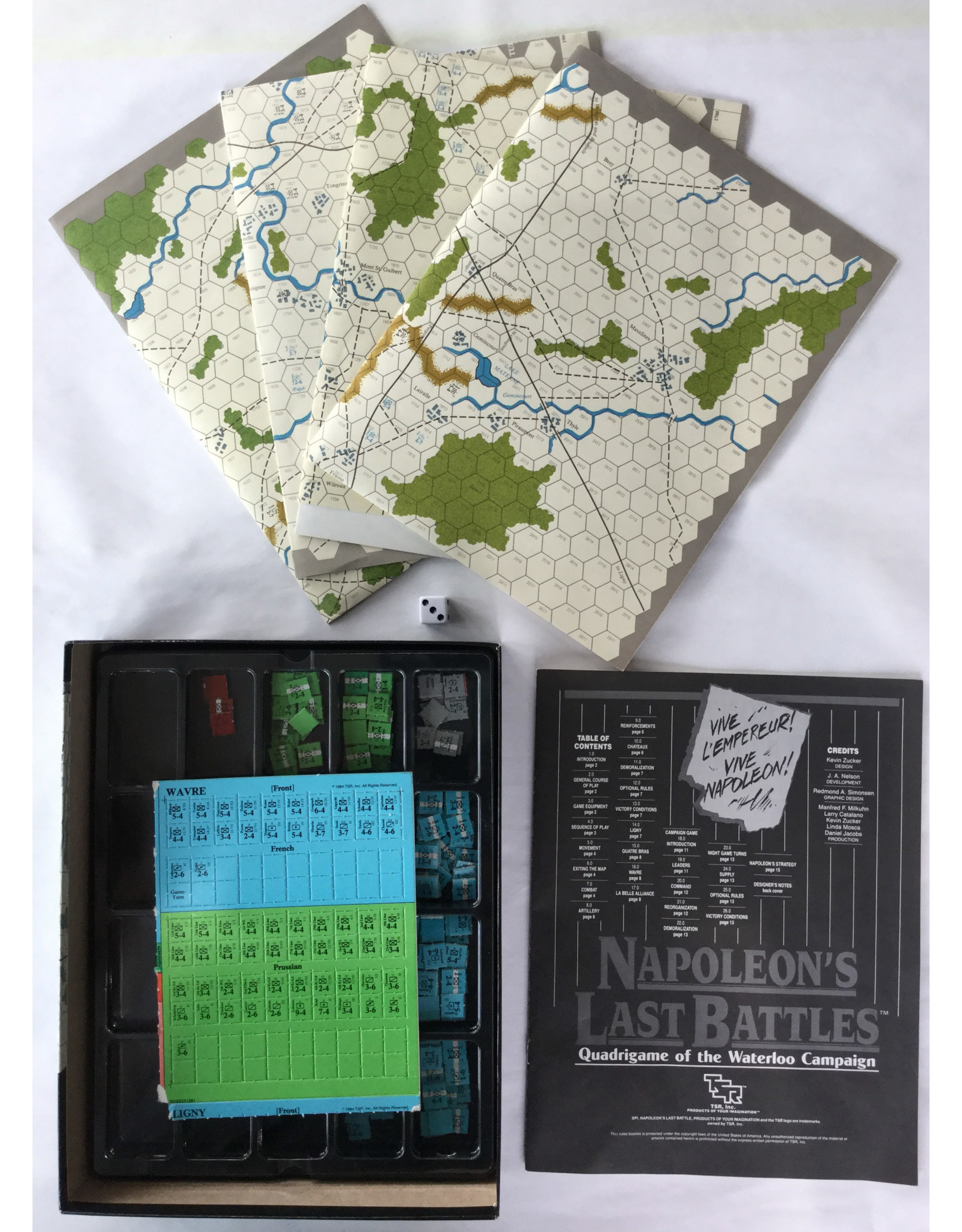 TSR Napoleon's Last Battles (1976)  (Made in 1984) (used)