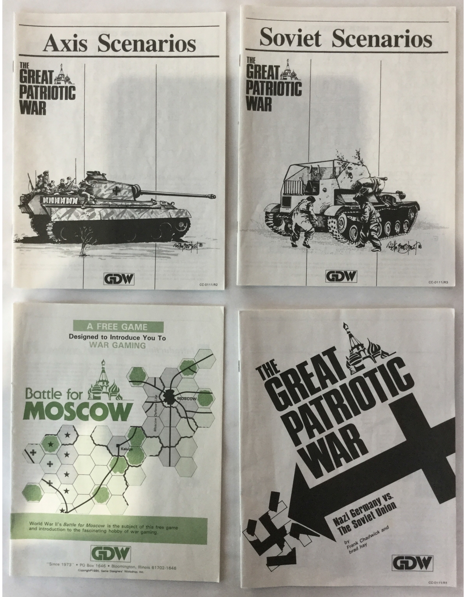 Game Designers Workshop The Great Patriotic War: Nazi Germany vs. The Soviet Union (1988)