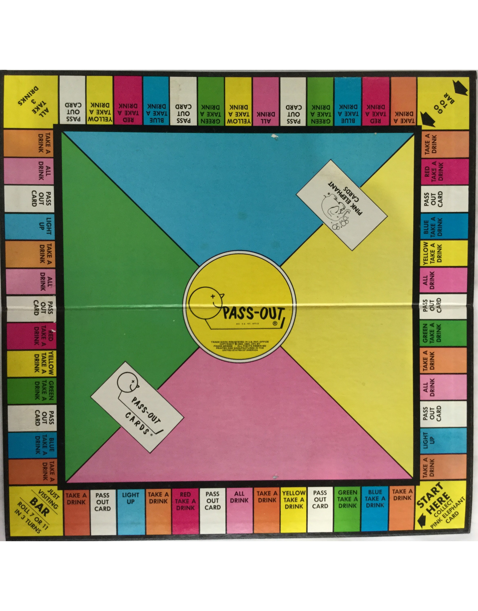 McNaughty Games Pass-out (1962) (25th Anniversary Edition) (Made in 1978) (used)