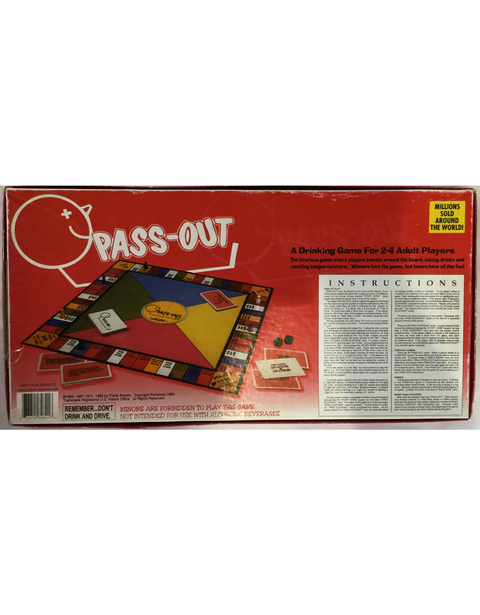 McNaughty Games Pass-out (1962) (Made in 1990) (used)