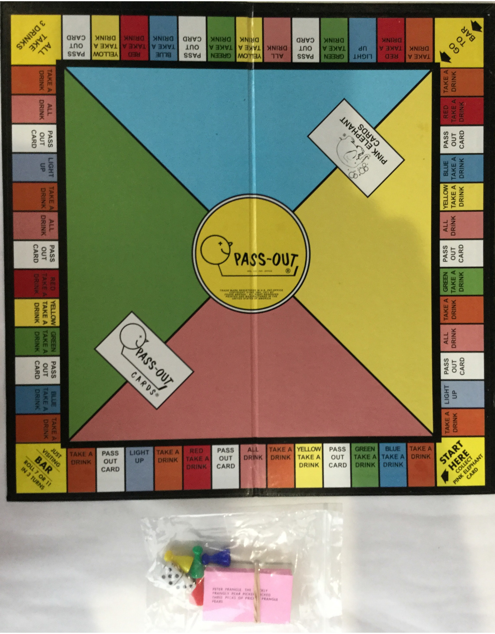 McNaughty Games Pass-out (1962) (Made in 1990) (used)