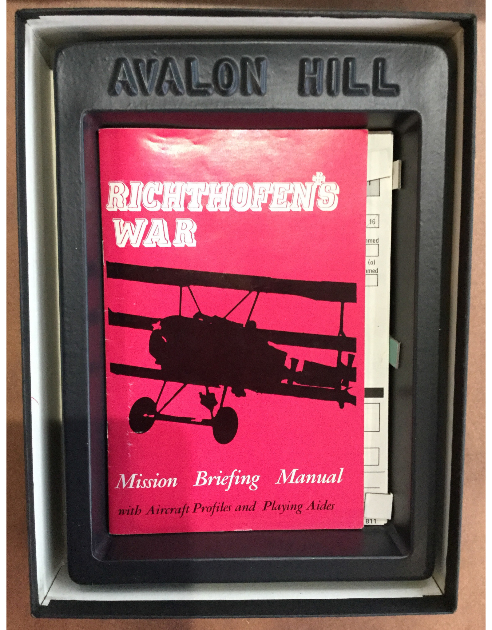 Avalon Hill Game Company Righthofen's War (1972)