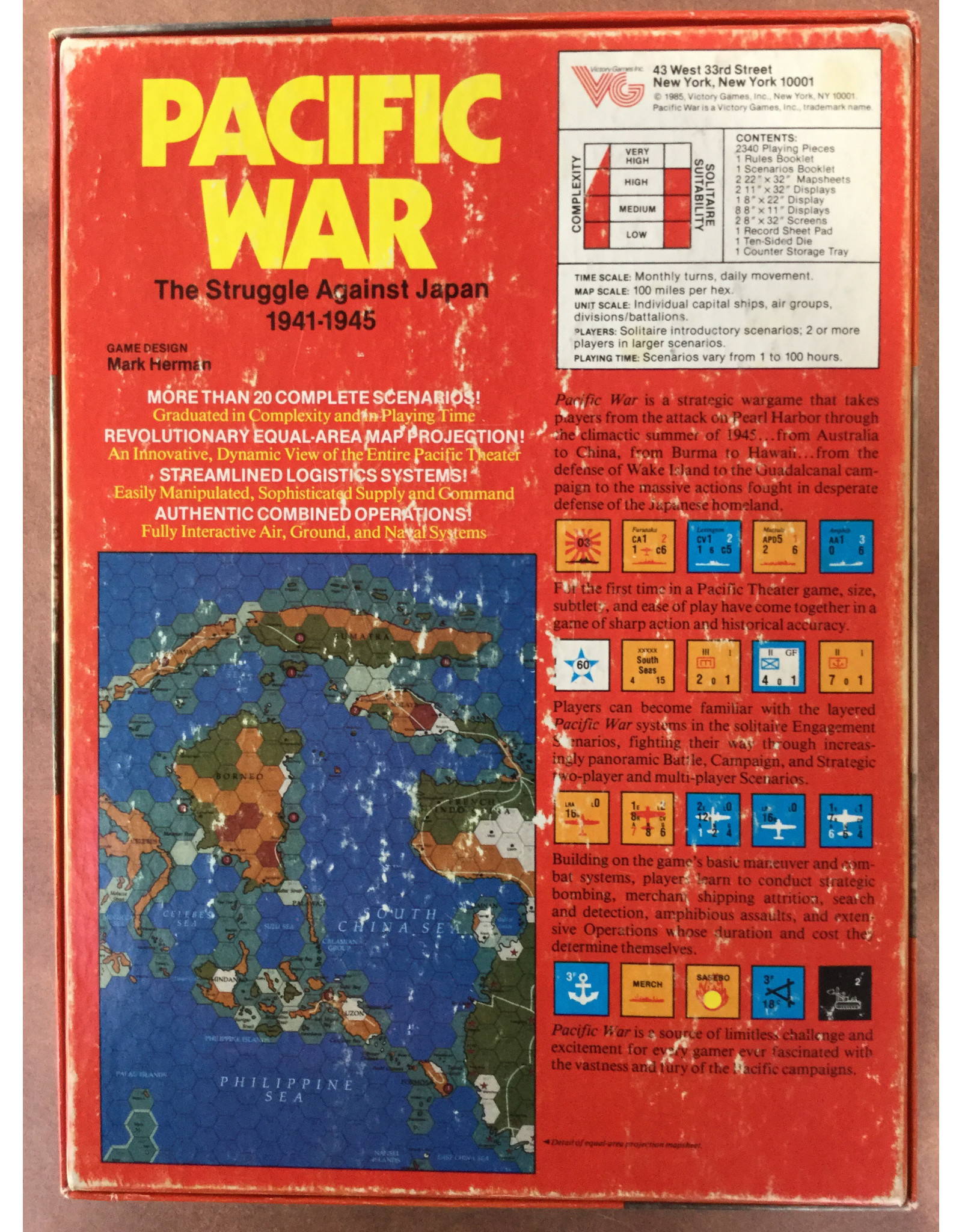 Victory Games Pacific War The Struggle Against Japan 1941-1945 (1985)