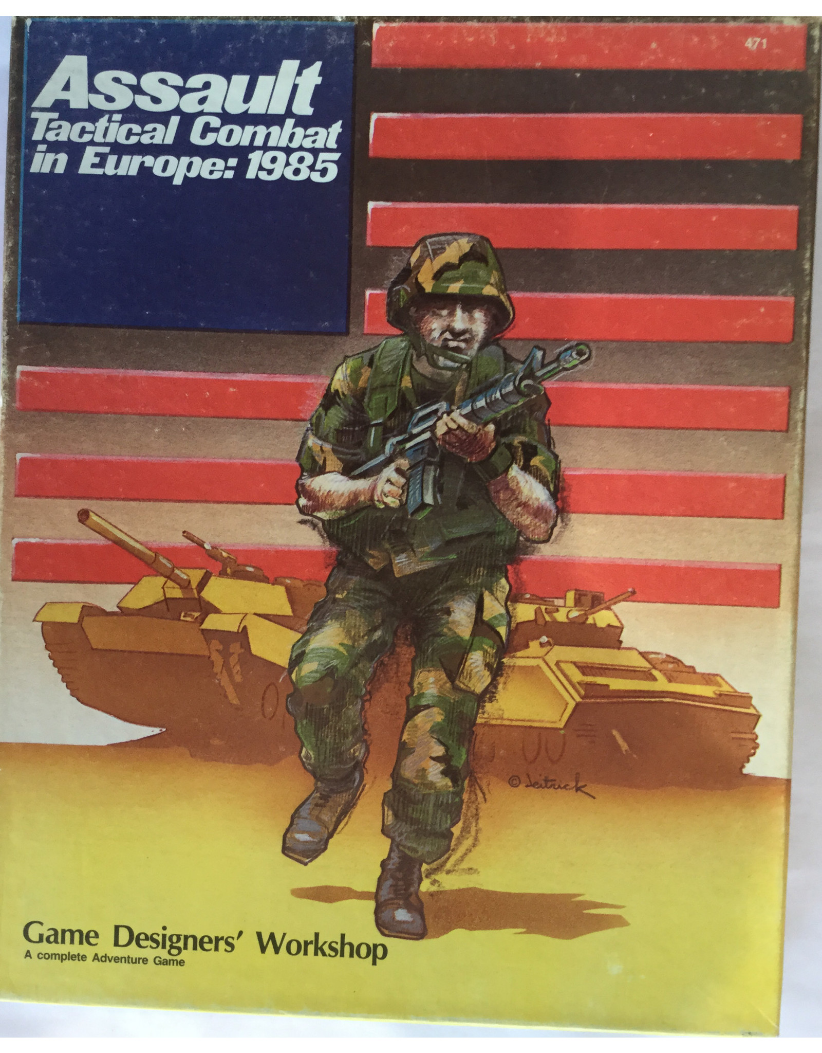 Game Designers Workshop Assault Tactical Combat in Europe 1985 (1983)