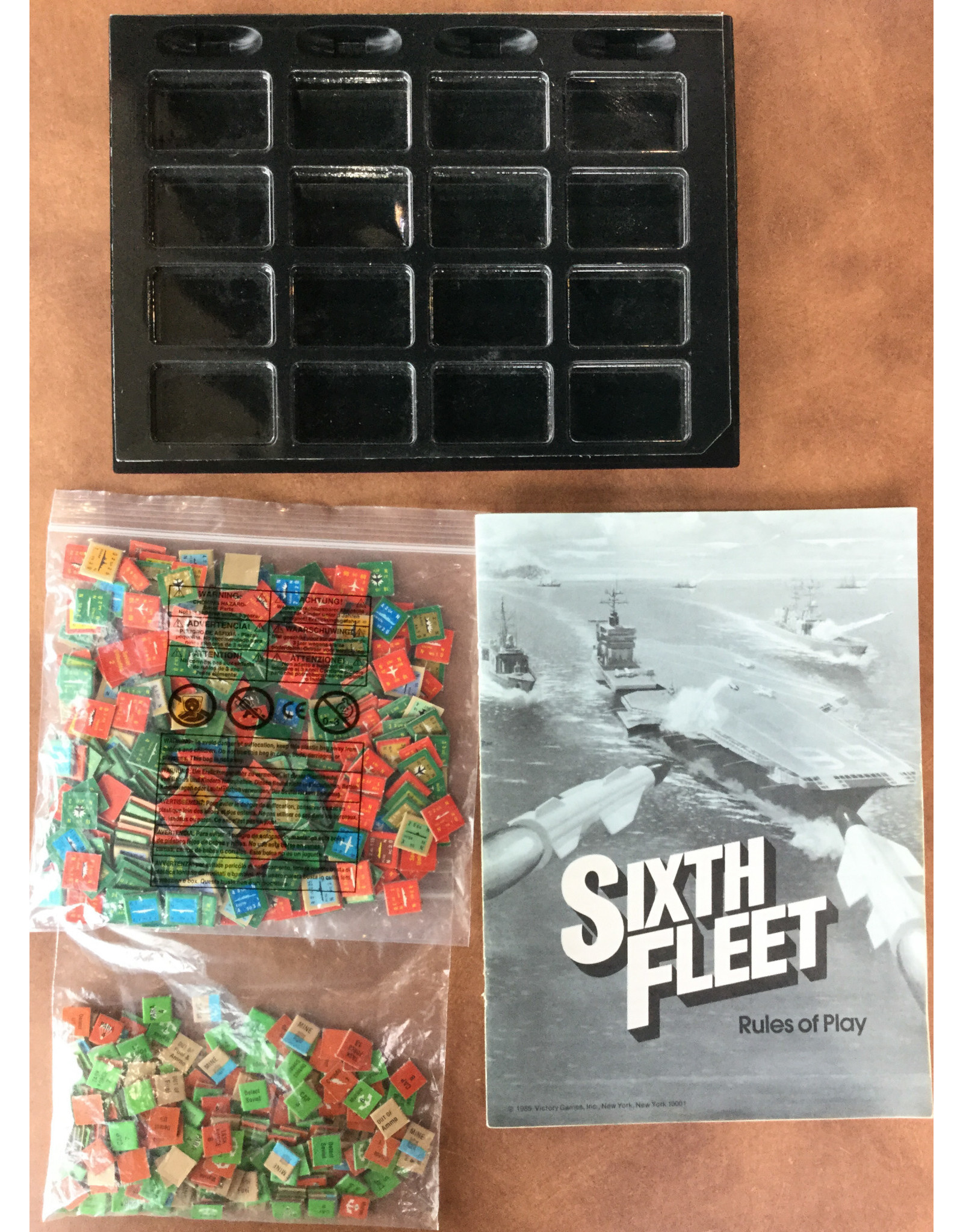 Victory Games Sixth Fleet: Modern Naval Combat in the Mediterranean (1985) (used)