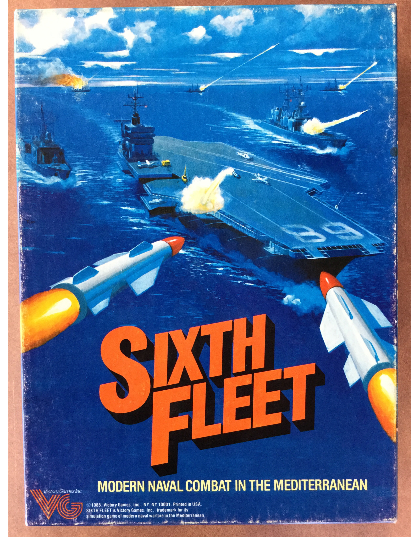 Victory Games Sixth Fleet: Modern Naval Combat in the Mediterranean (1985) (used)