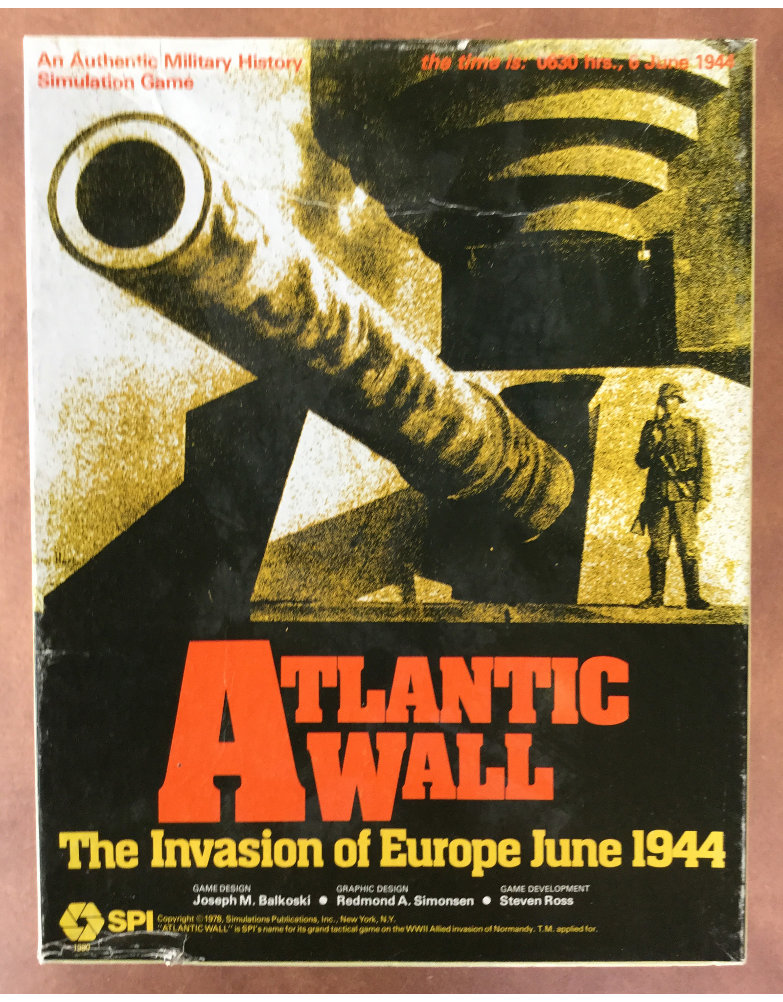 SPI Atlantic Wall: The Invasion of Europe June 1944 (1978) (used)