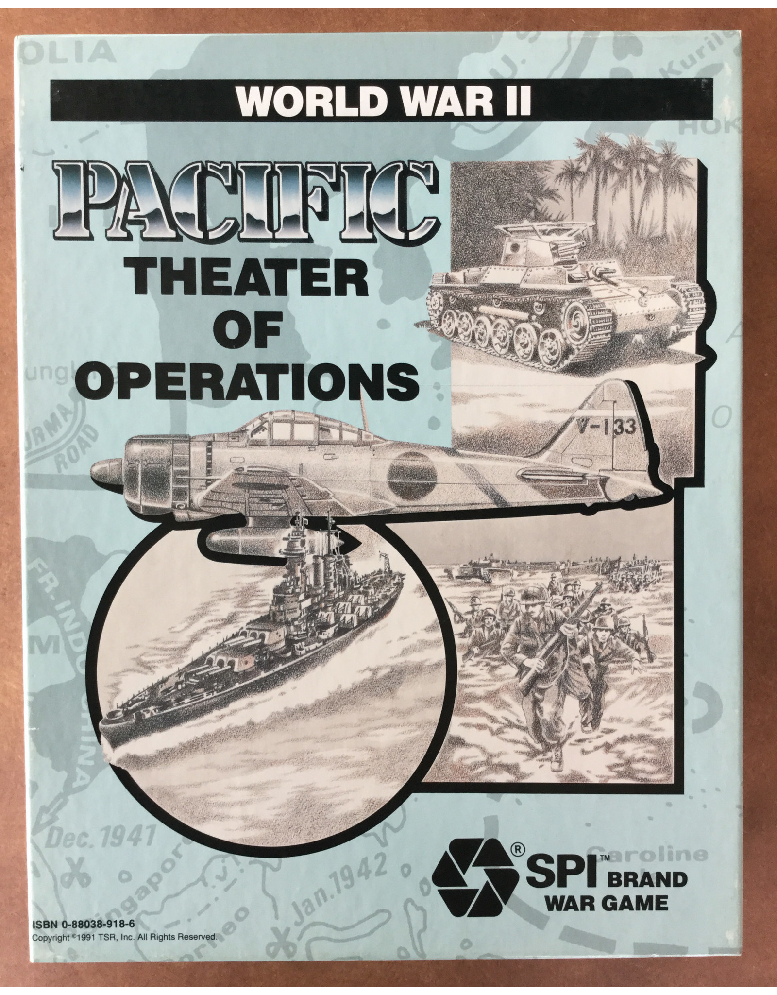 SPI World War 2 Pacific Theatre of Operations (1991)