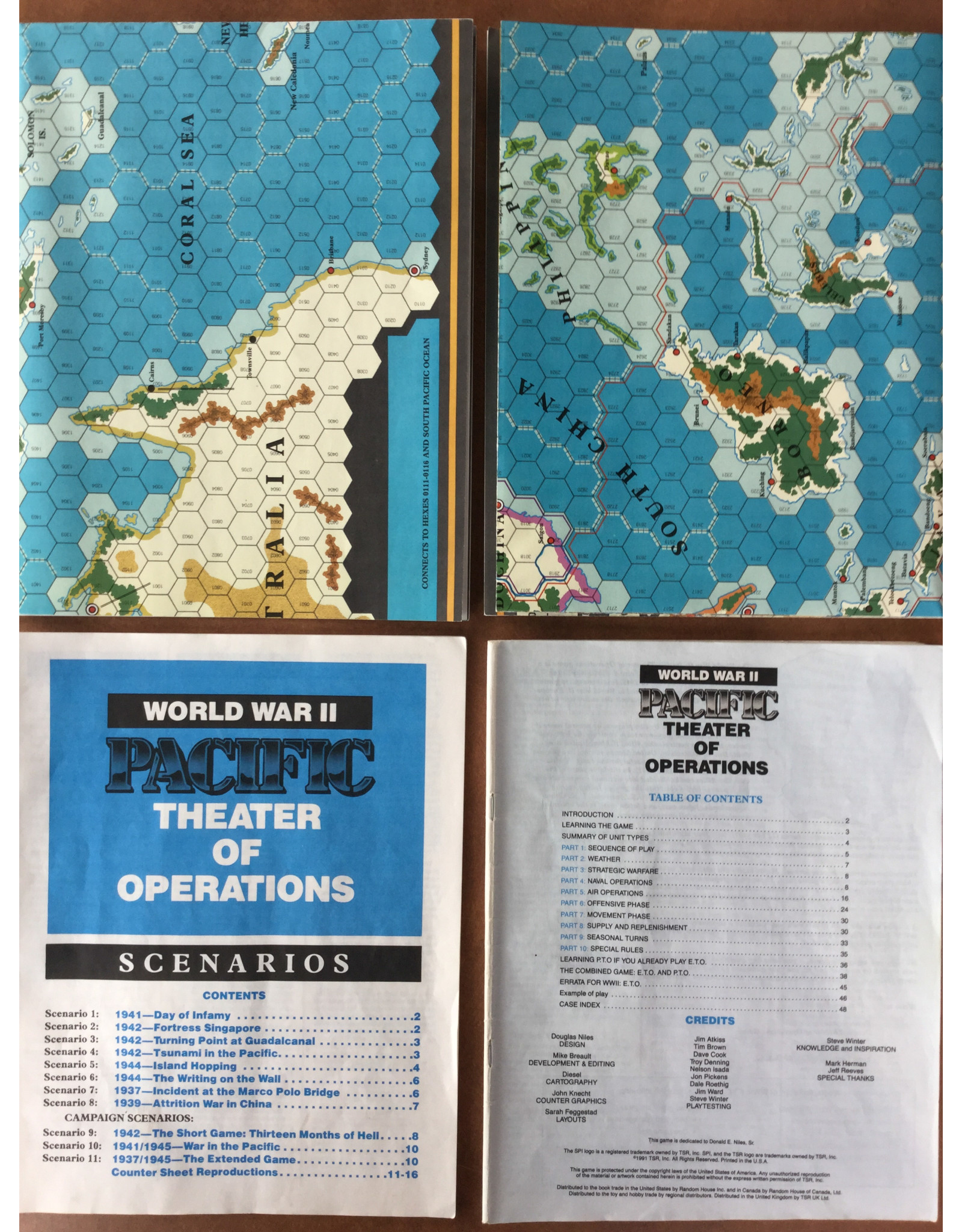 SPI World War 2 Pacific Theatre of Operations (1991)